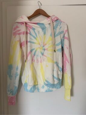 NSF Tie-Dye Pastel Hoodie Sweater Revolve size Small